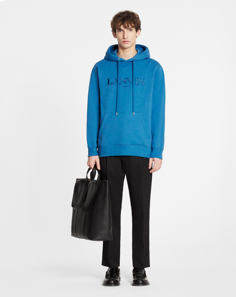 HOODIE OVERSIZE BRODÉ LANVIN PARIS
