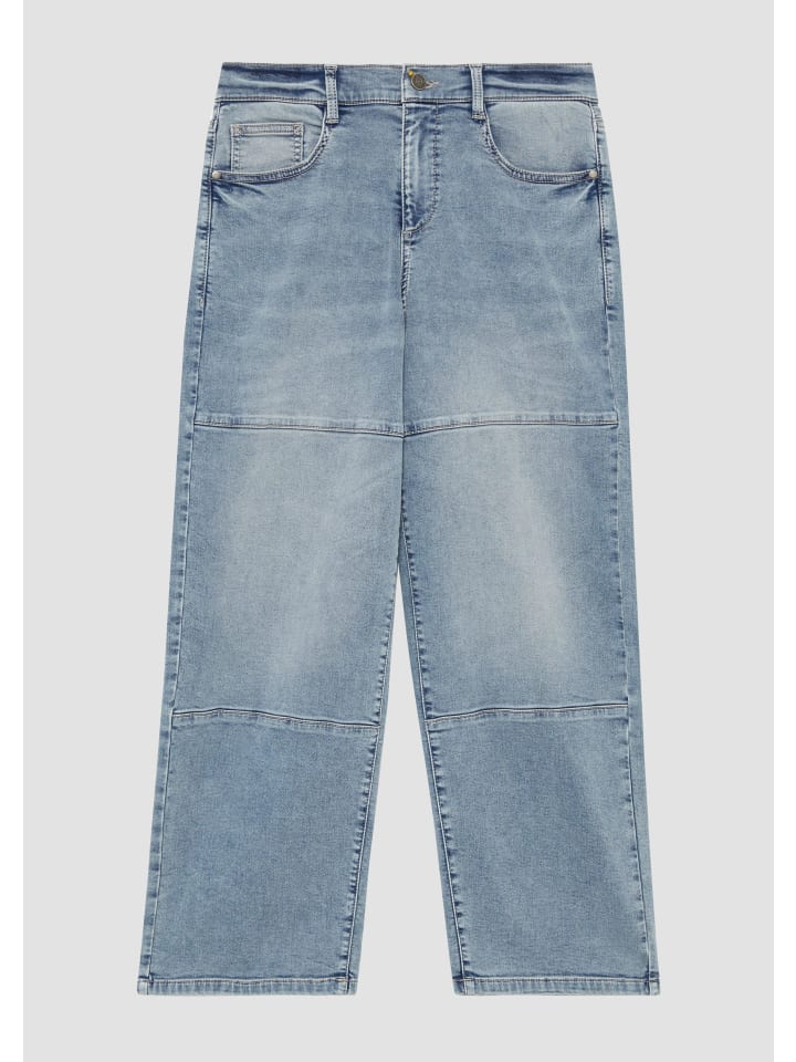 s.Oliver Jeans-Hose lang in Blau günstig kaufen