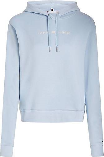 TOMMY HILFIGER Damen Hoodie REG FROSTED CORP LOGO HOODIE
