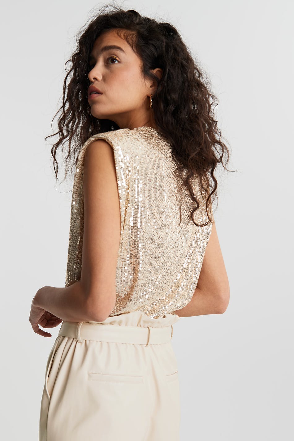Paulina sequins top