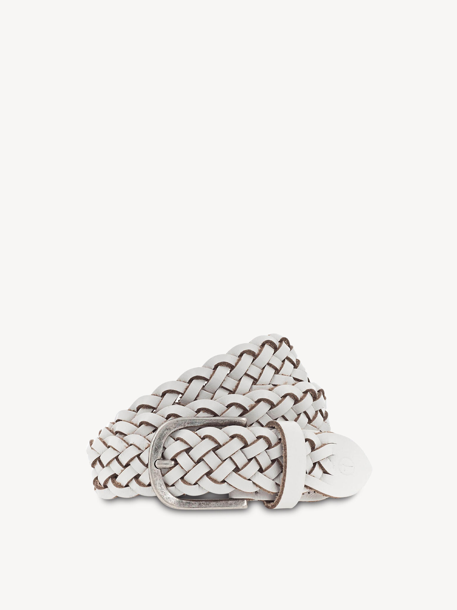 Ceinture en cuir - blanc