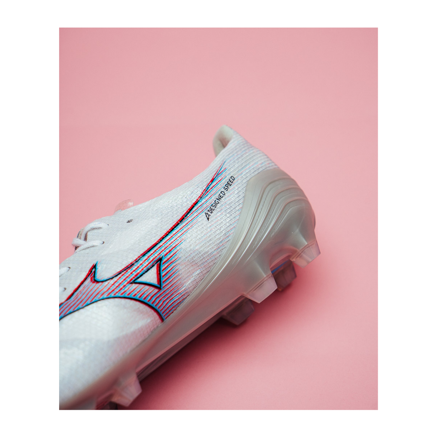 Mizuno Alpha Japan Weiss Rot F09