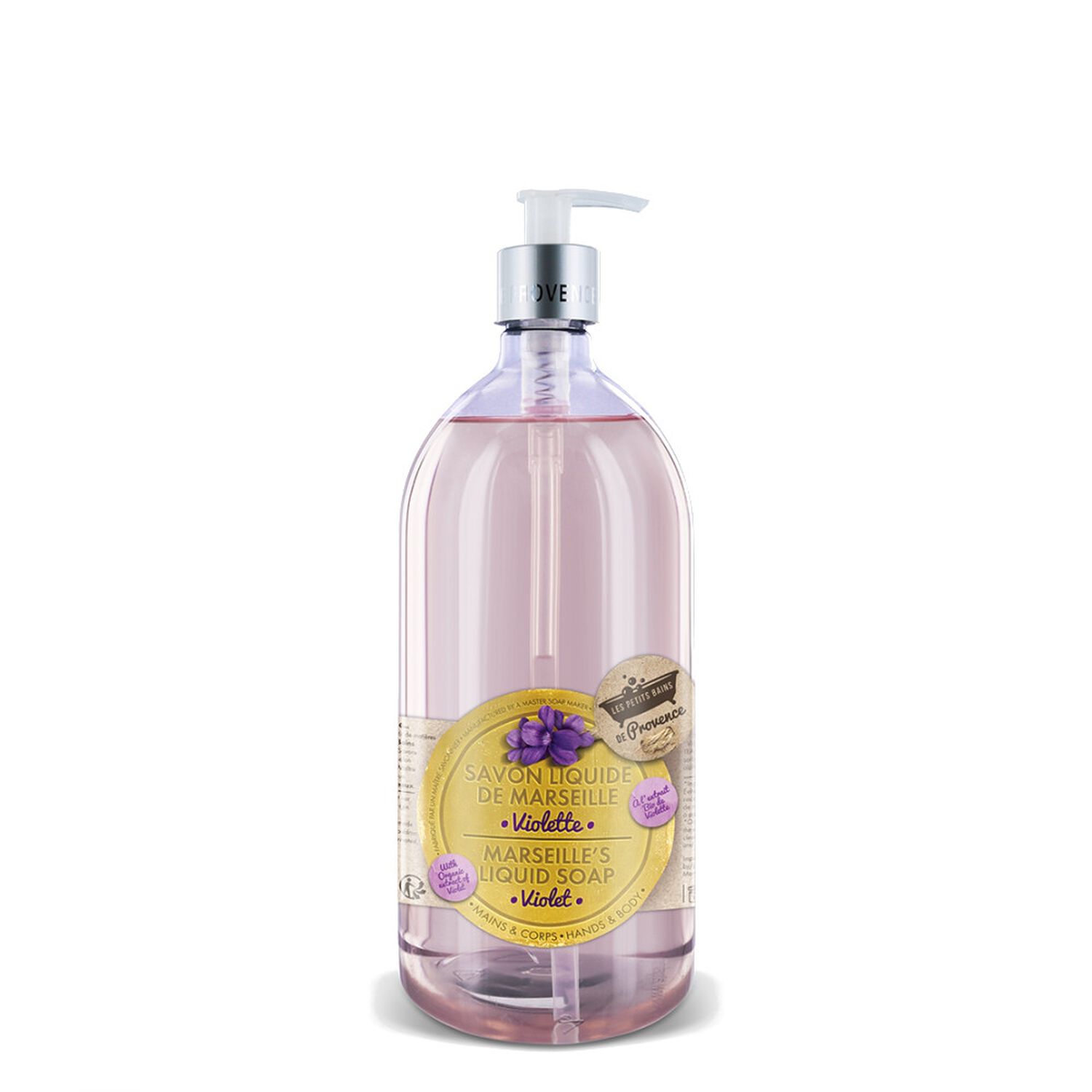 Les Petits Bains de Provence Savon Liquide de Marseille Parfum Violette