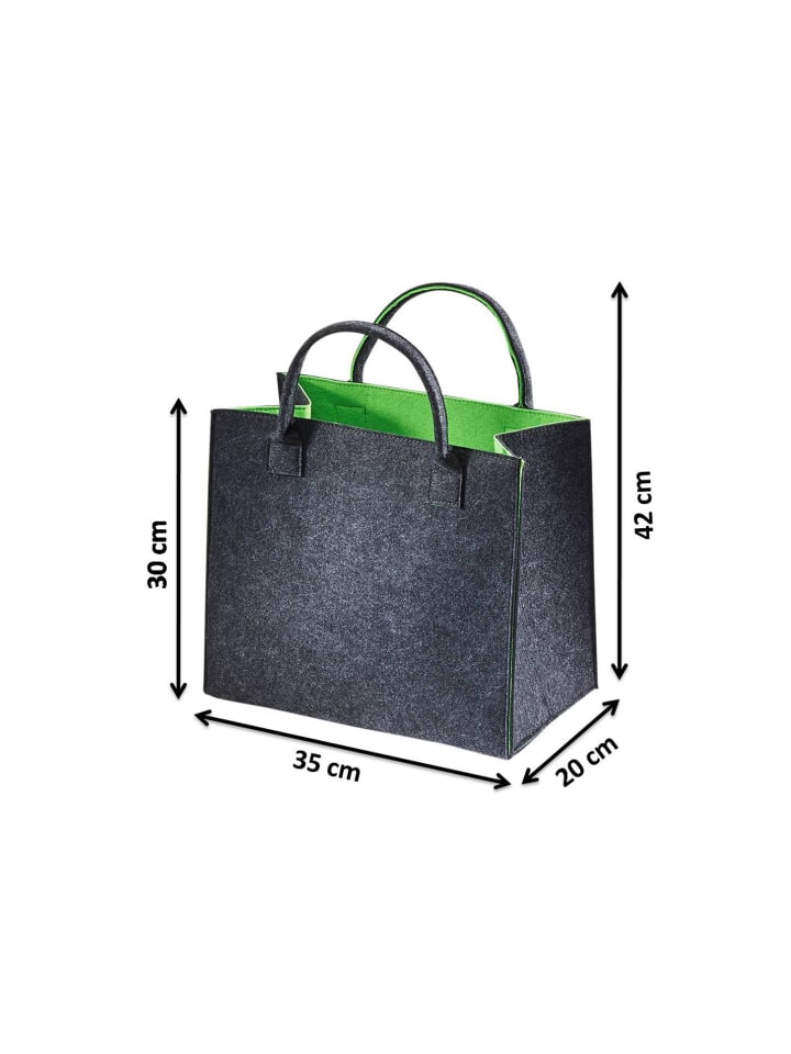 kobolo Einkaufstasche GRAYGREENBAG in Grau günstig kaufen onesize