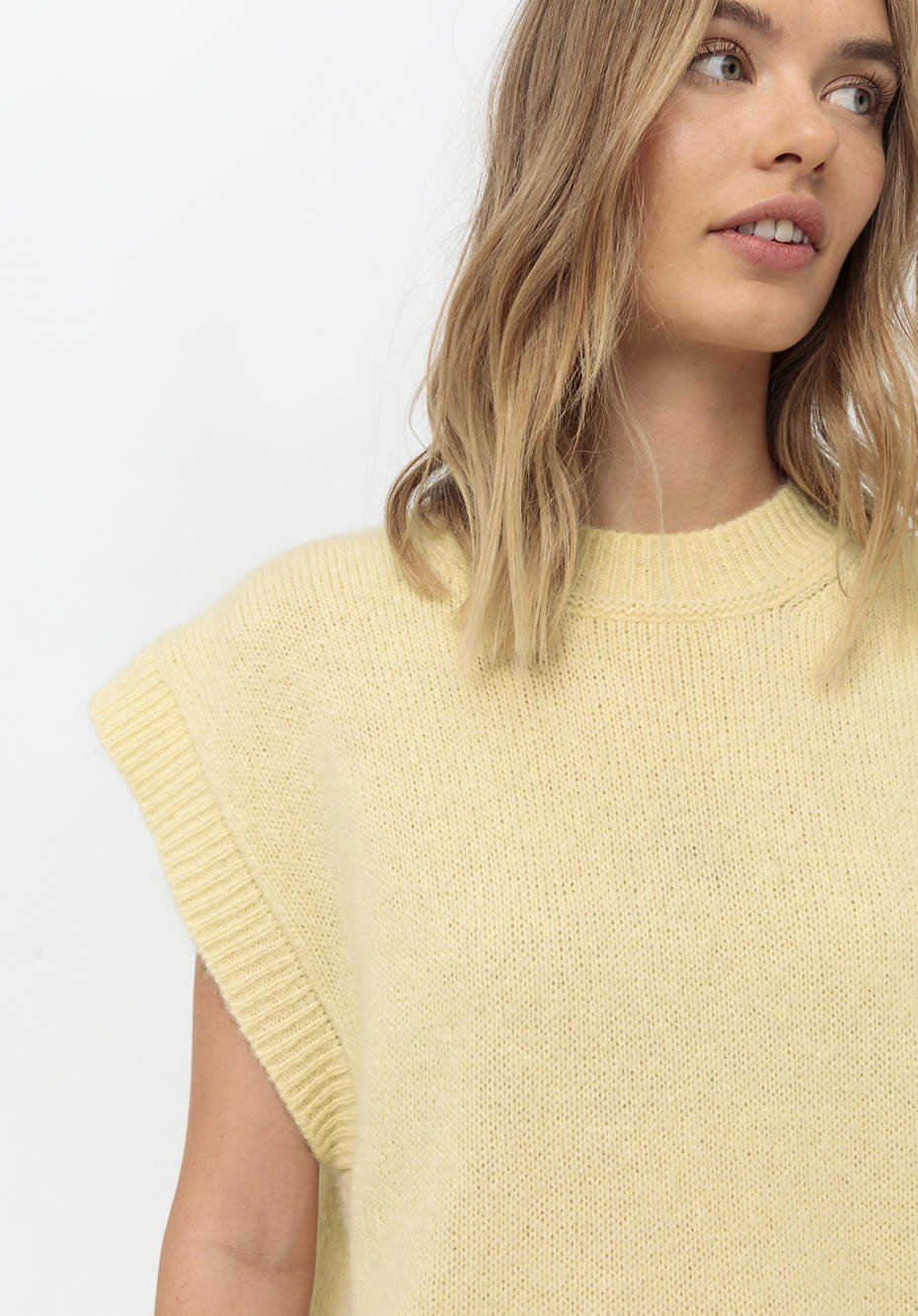 Pullover aus Alpaka mit Seide und Mohair