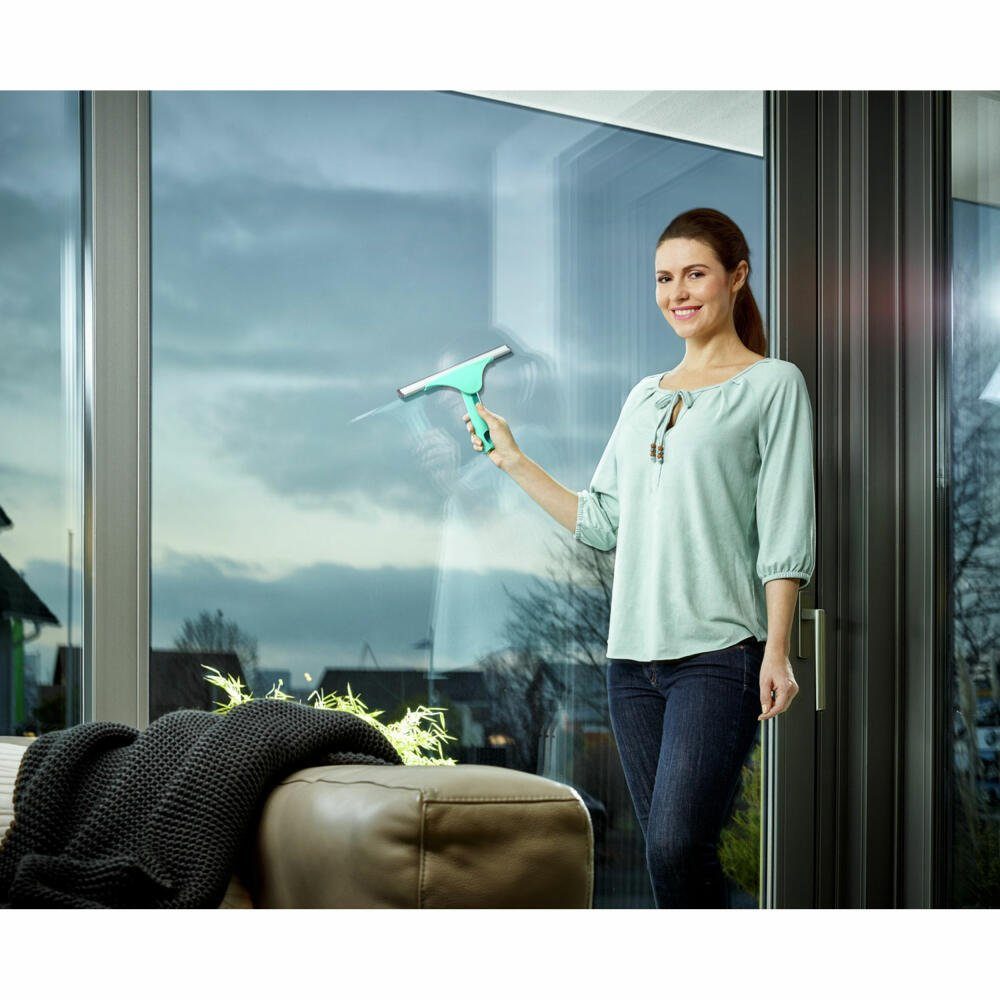 Leifheit Wasserabzieher Window Slider XL Türkis 51522
