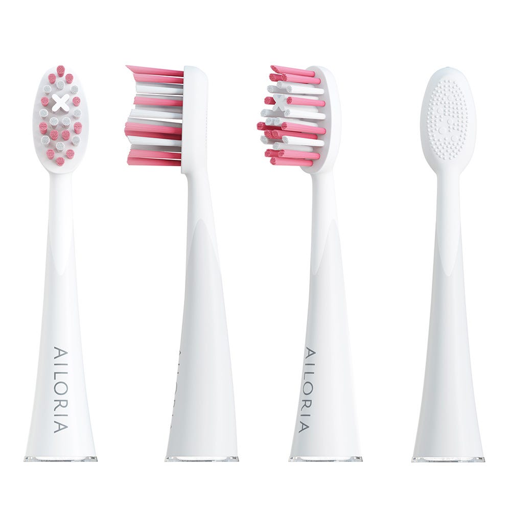 Ailoria Shine Bright Extra Ersatzbürstenköpfe 6er Set Rose