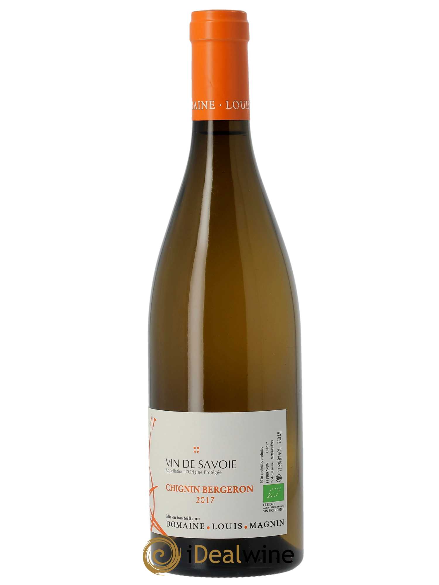 Vin de Savoie Chignin-Bergeron Louis Magnin  2017 - Lot de 1 Bouteille