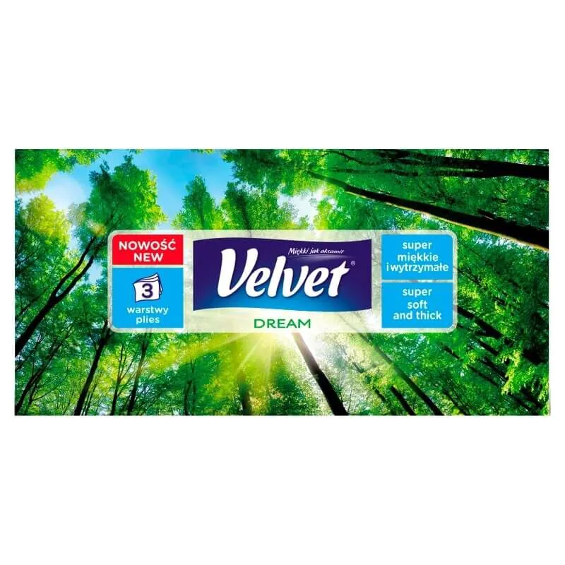 Velvet Relax servetėlės 3 sluoksnių
