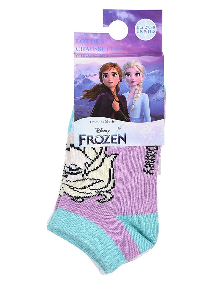 Disney Frozen 3er-Set: Socken 