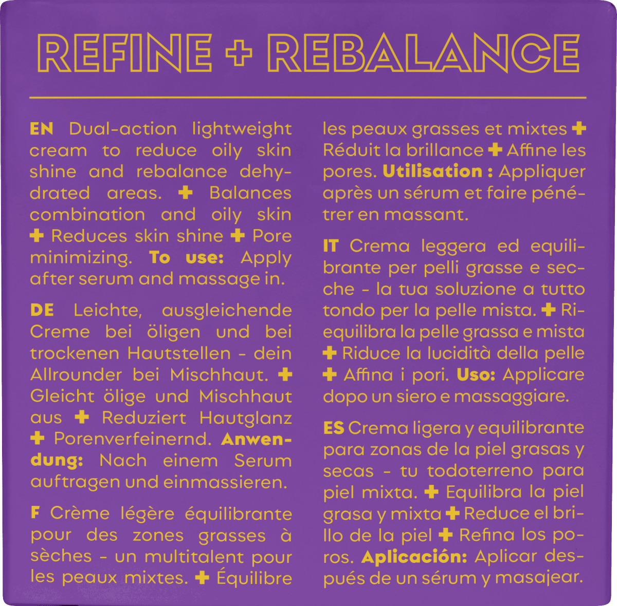Gesichtscreme Skin Rebalance, 50 ml