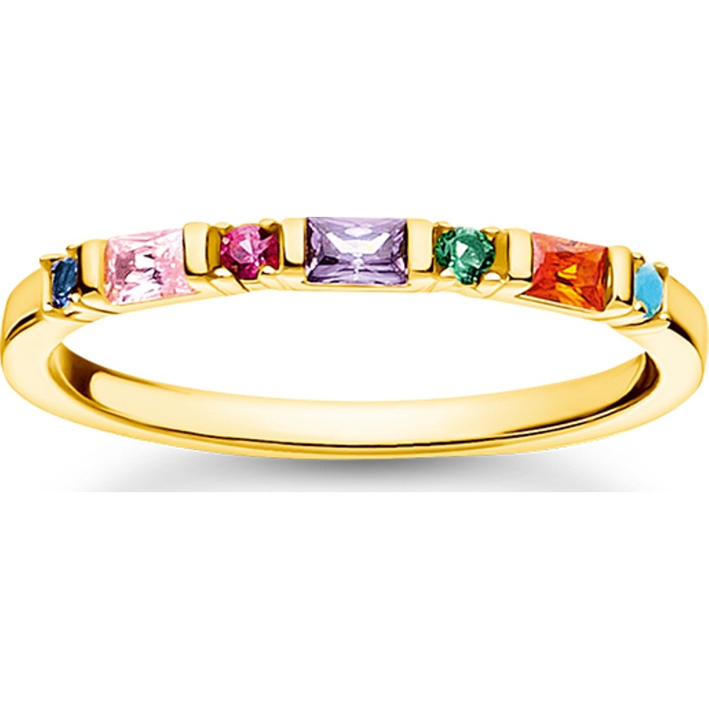 Thomas Sabo Bague pour femme 925 Argent multicolore Bague
