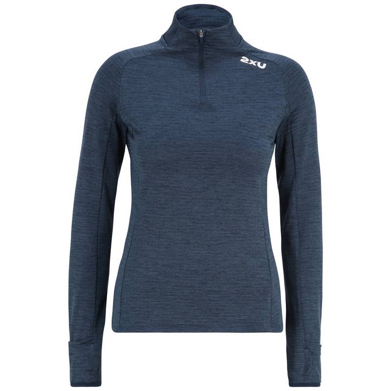 2XU Ignition 1/4 Zip Funktionsshirt Damen