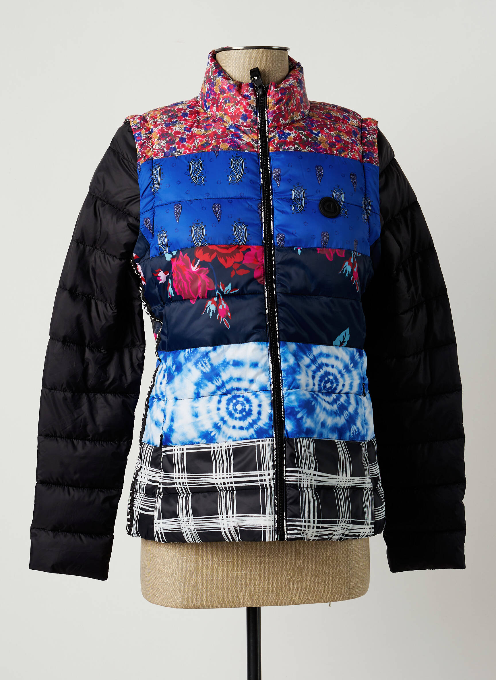 Desigual Doudounes Femme couleur bleu