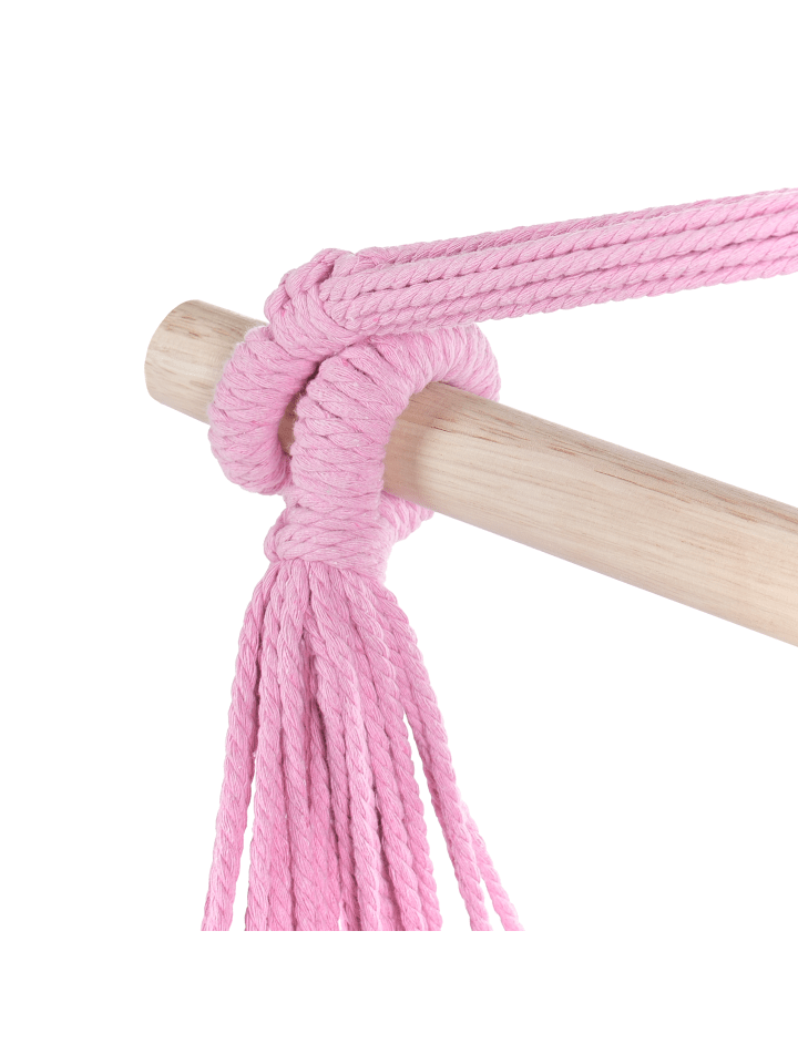 Beliani Hängesessel BONEA in Rosa - (W) 95 x (H) 125 x (L) 55 cm günstig kaufen onesize