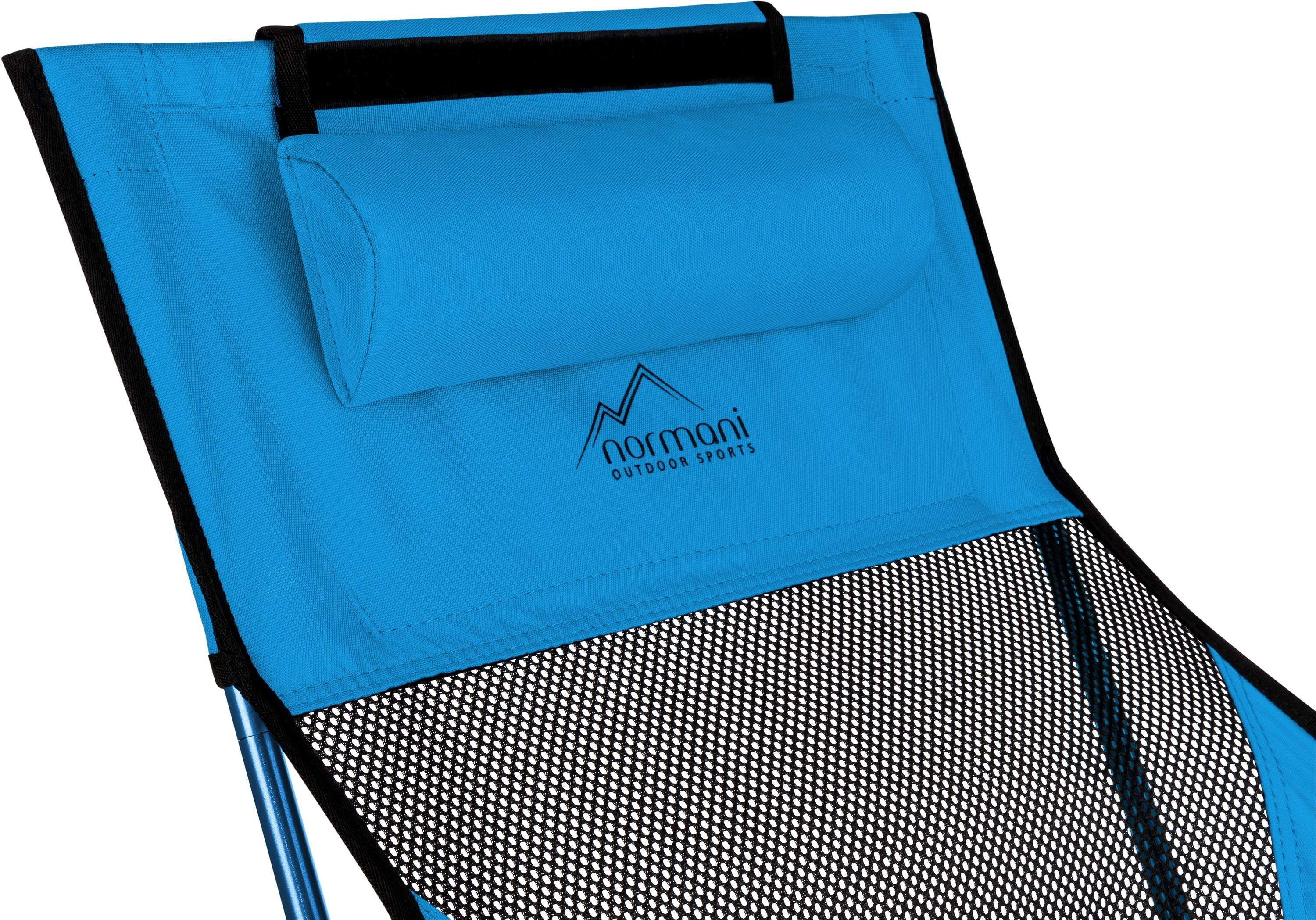 normani Campingstuhl Campingstuhl „Nemaska“, Ultraleichter XXL Outdoorstuhl Klappstuhl Faltstuhl Capingsessel - Maximale Belastbarkeit: 150 kg