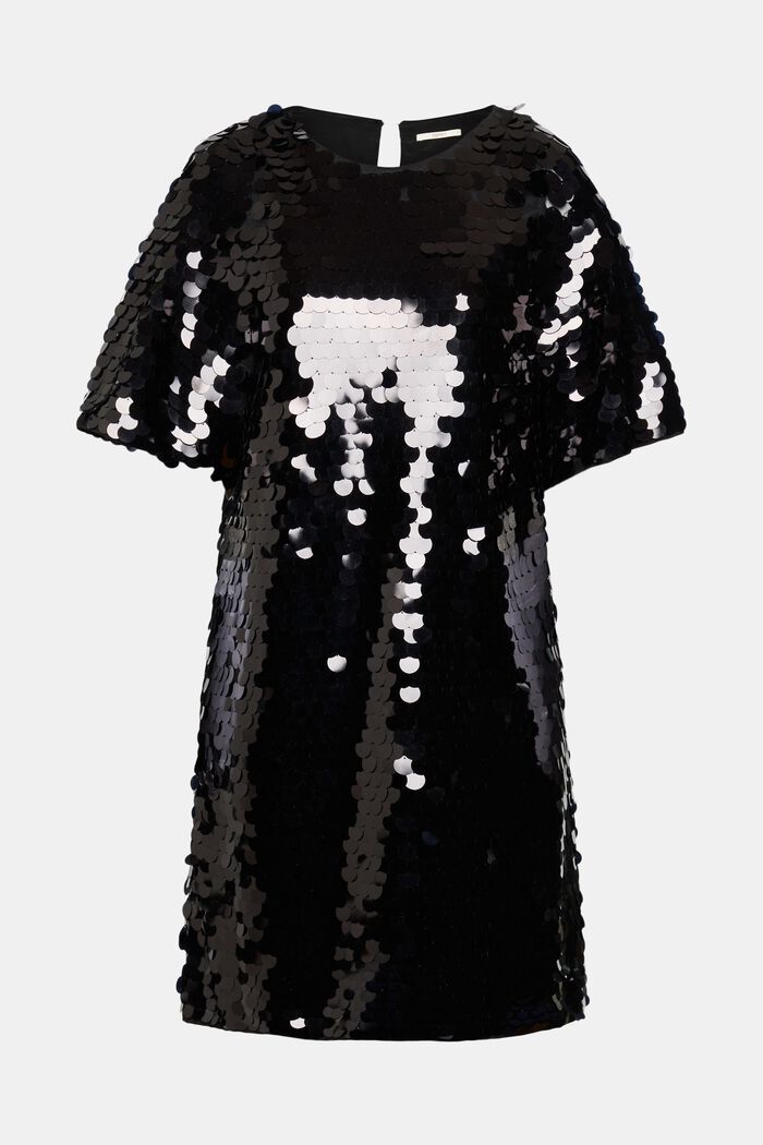 Minikleid mit großen Pailletten, LENZING™ ECOVERO™