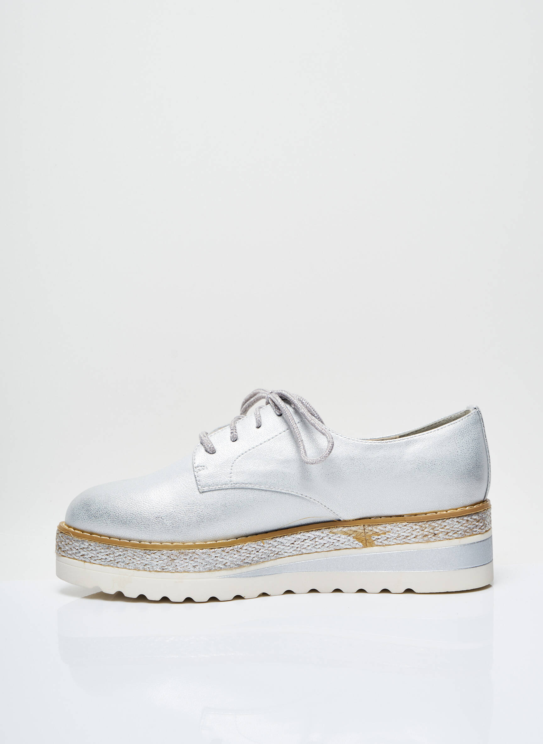 I Love Shoes Derby Femme couleur gris