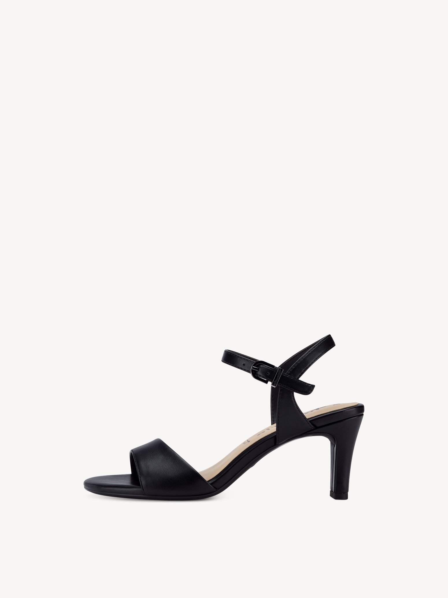 Sandale à talon - noir