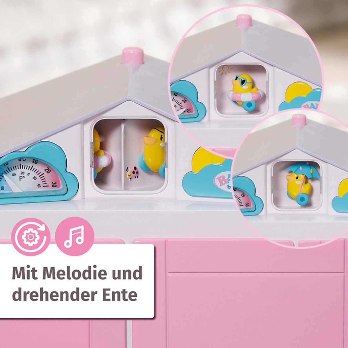 BABY born® 827987 Schrank mit Wetterente