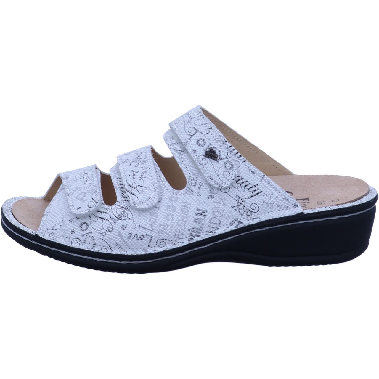 FINN COMFORT Pantoletten weiss