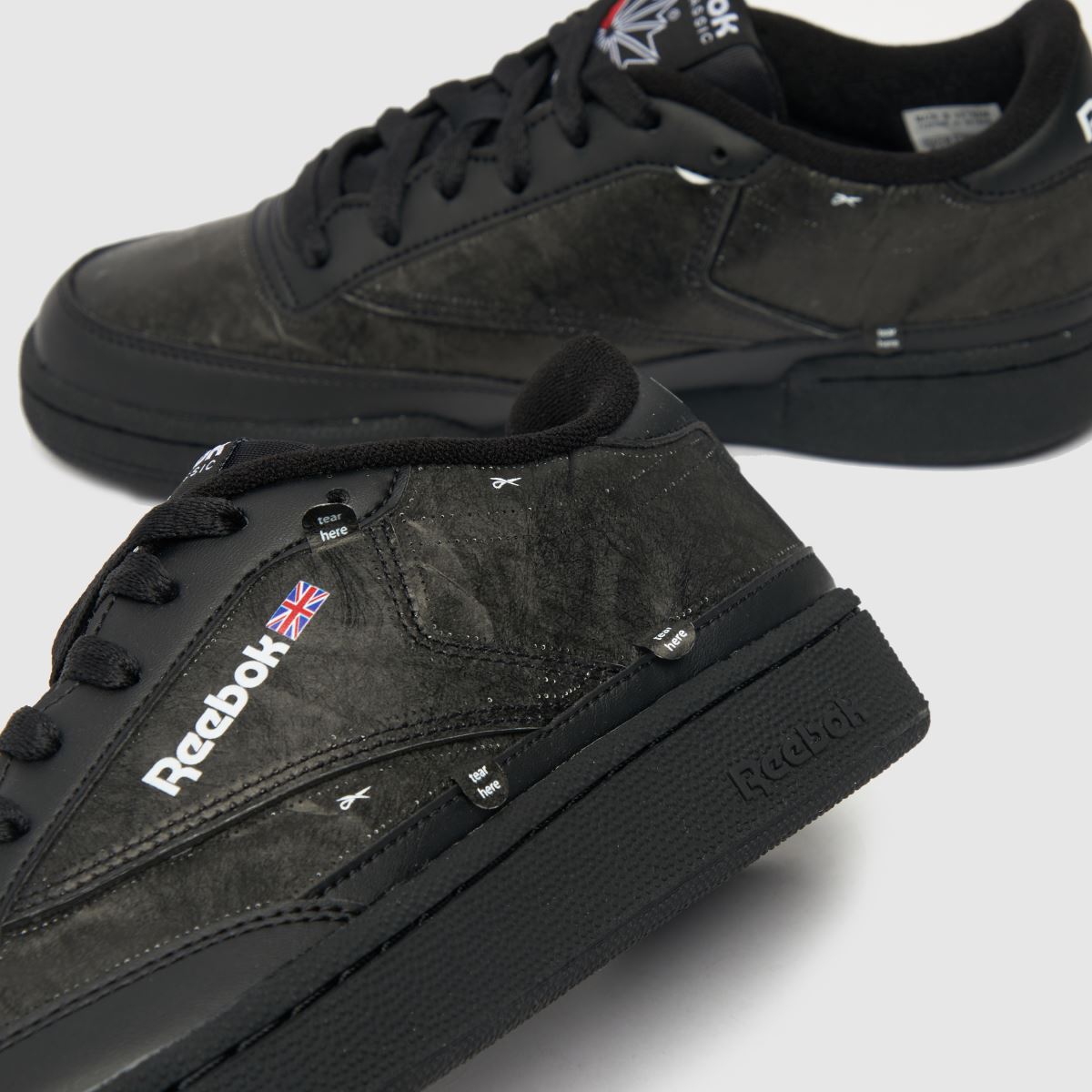 Tenisky Reebok Club C 85 XU v černé barvě