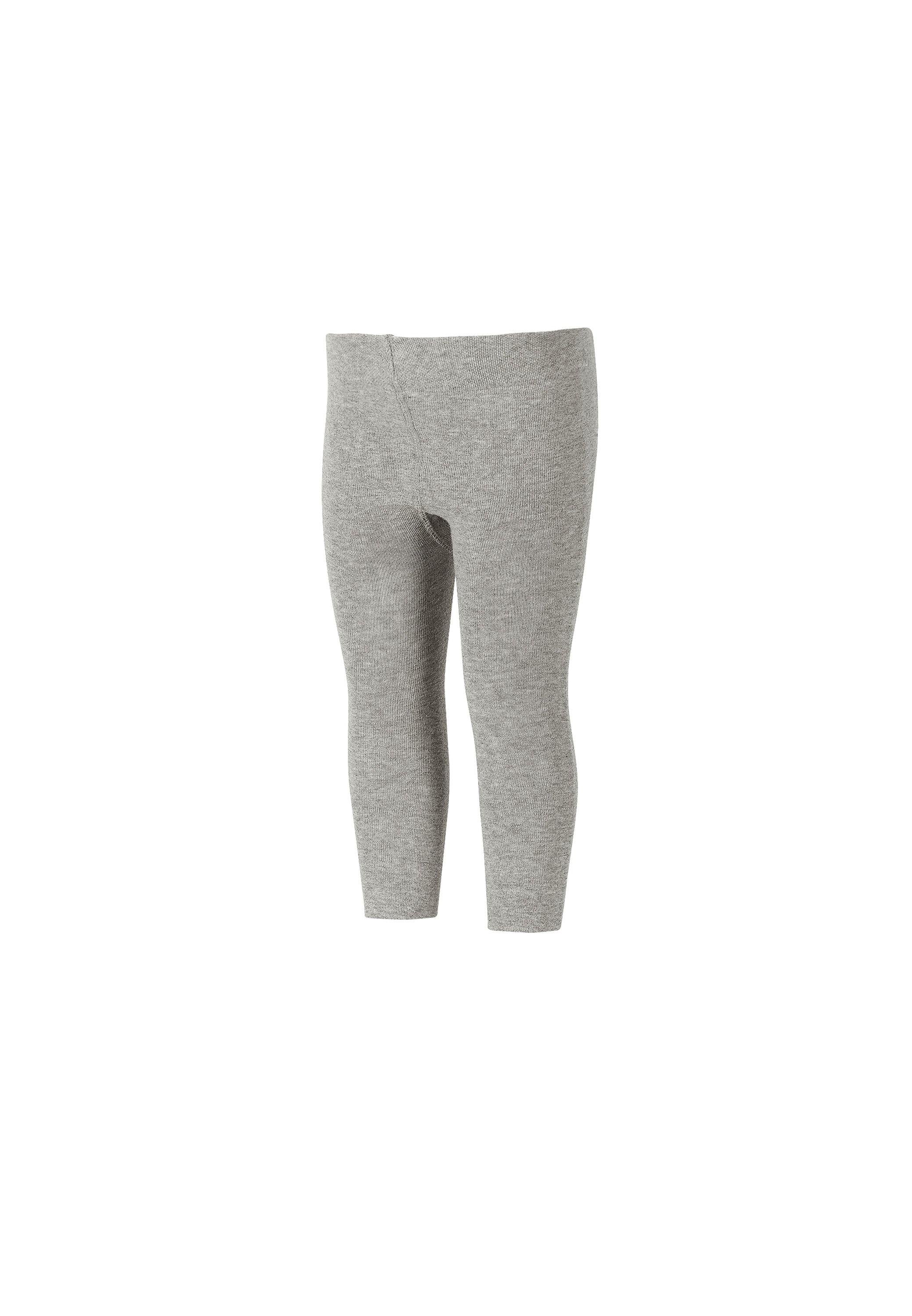 Leggings uni in Marine oder Anthrazit Melange