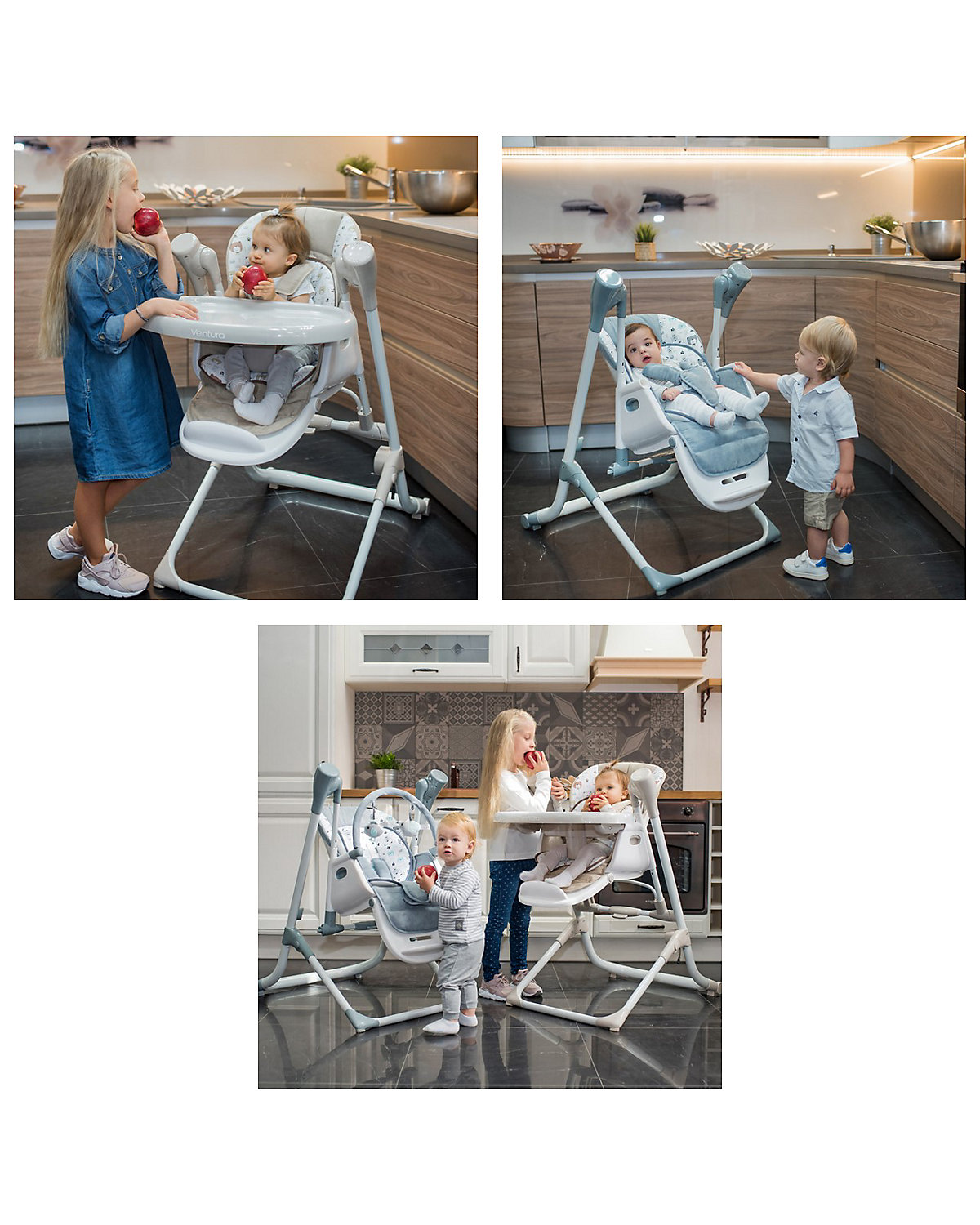 Babywippe Ventura 2 in 1 ab Geburt Babywippen
