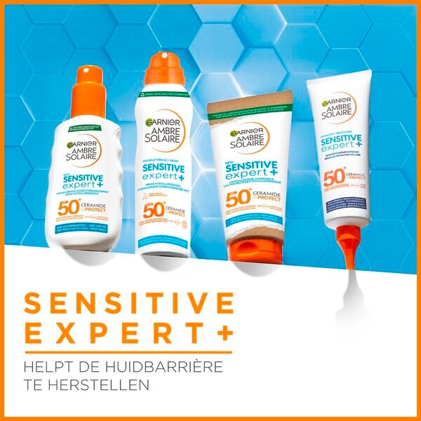 Garnier Ambre Solaire Kids Sensitive Expert SPF50 apsaugos nuo saulės rūkas 150 ml