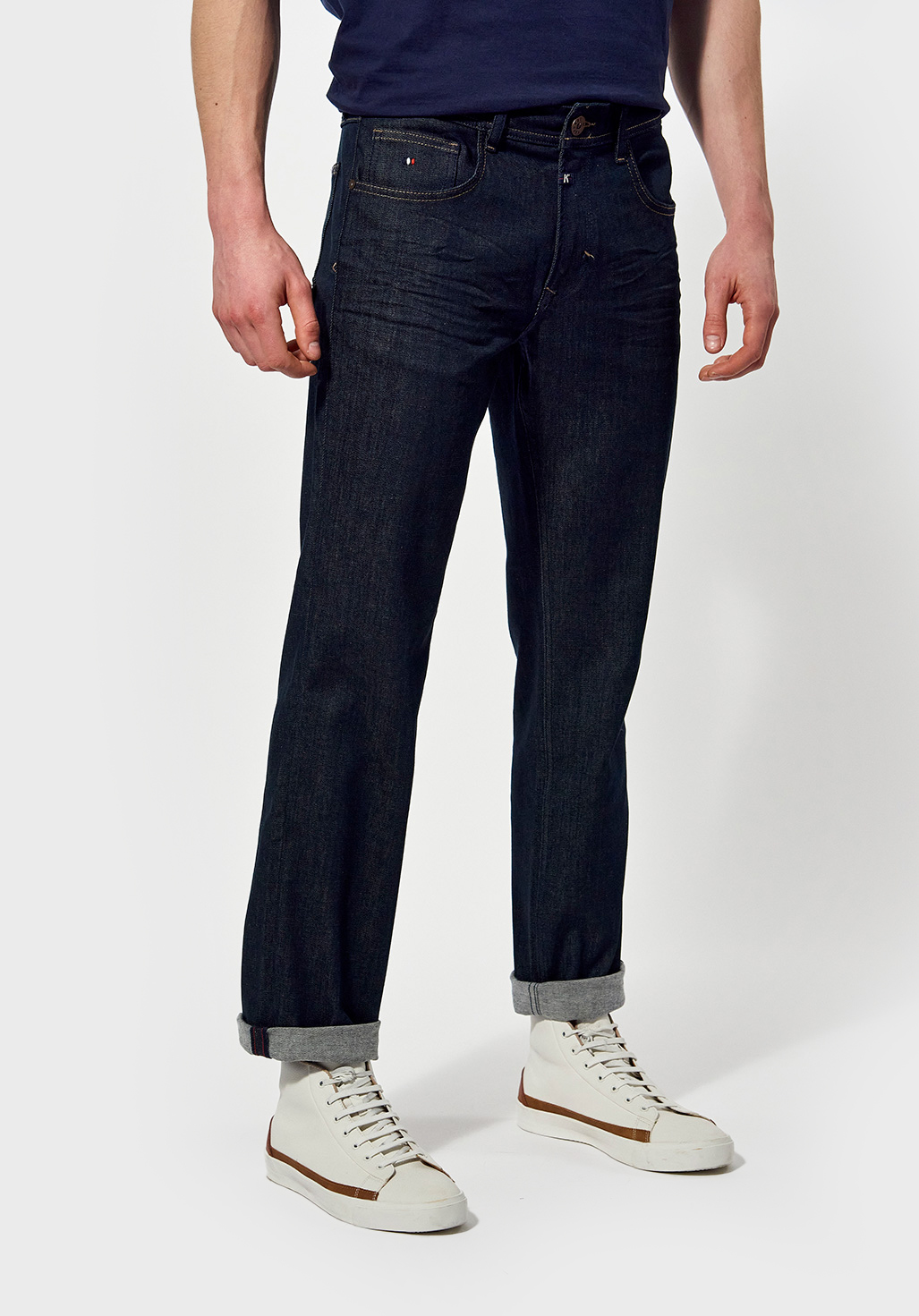 DATTT  Jean straight Homme bleu délavé