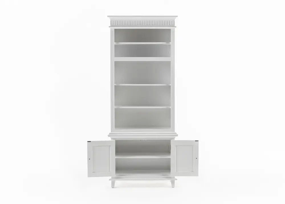 Novasolo Küchenbuffet Skansen Verstellbare Regale, Single-Bay Hutch Kabinett