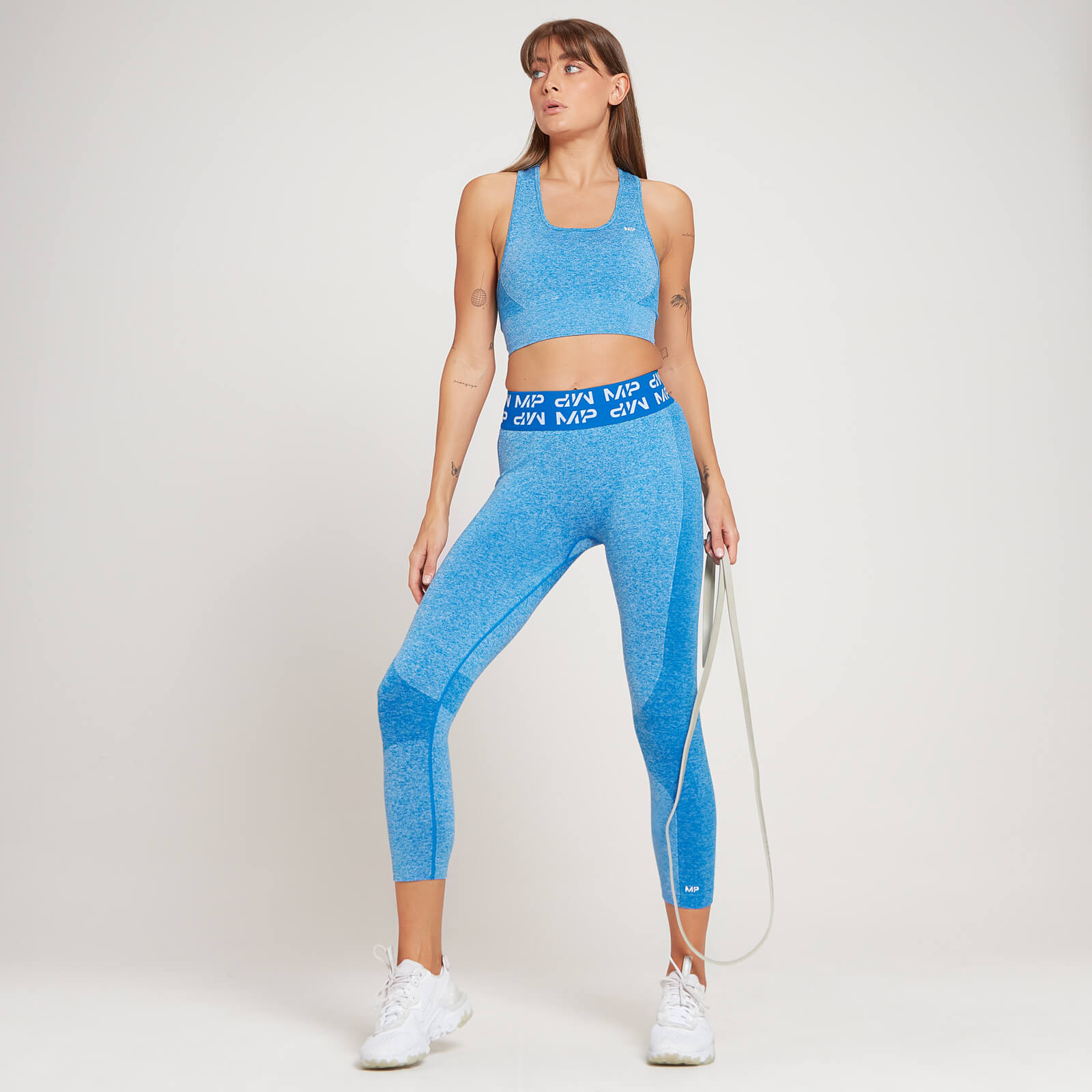 Legging ¾ MP Curve pour femmes – Bleu pur
