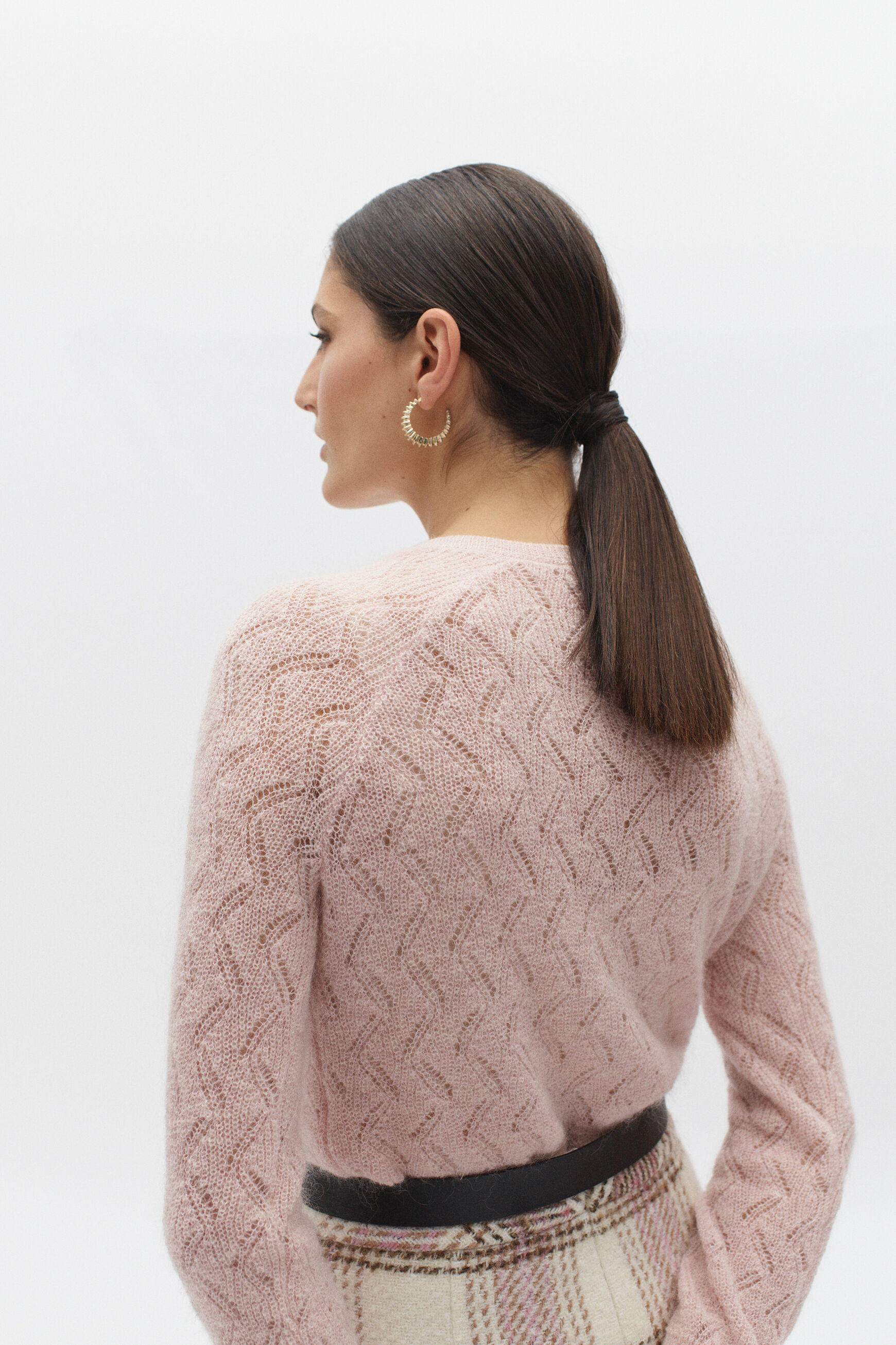 gilet micha rose clair femme