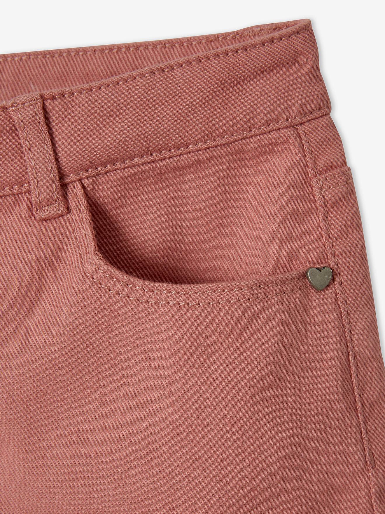 Vertbaudet Mädchen Shorts BASIC Oeko-Tex - altrosa