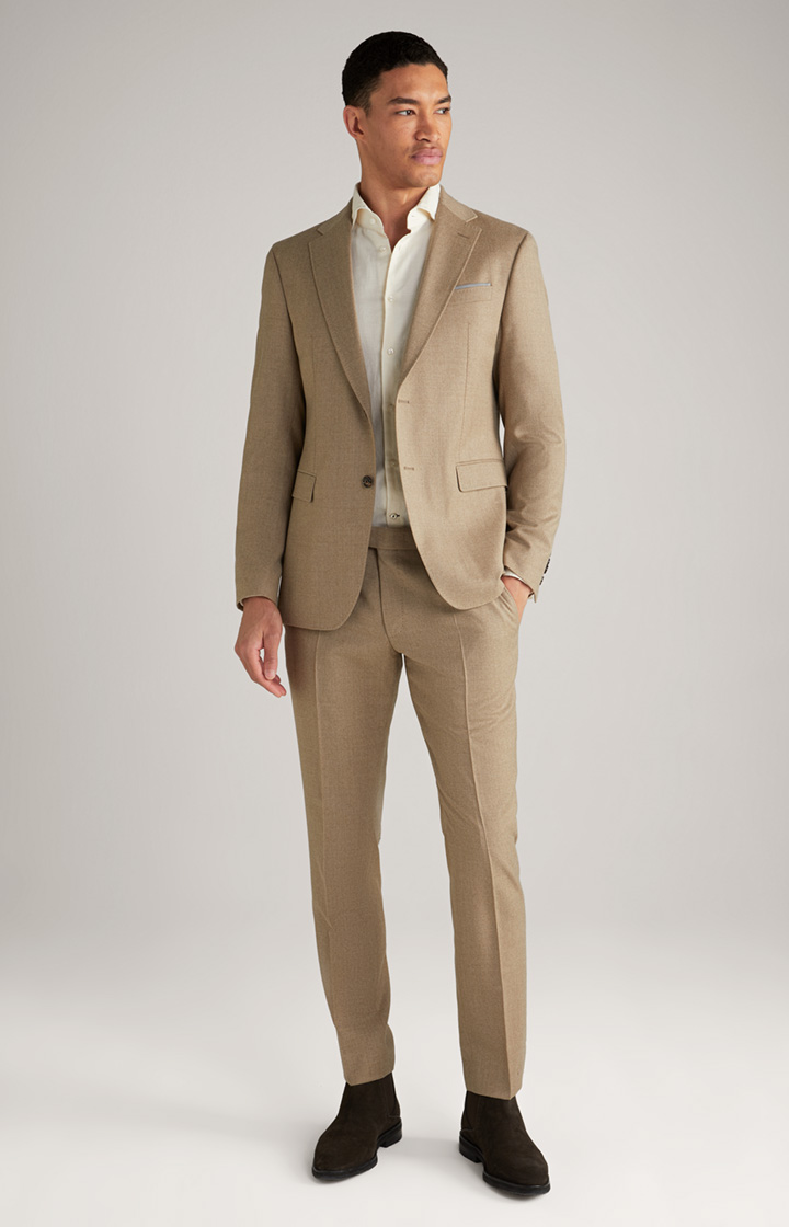 Wollflanell-Hemd Pai in Offwhite
