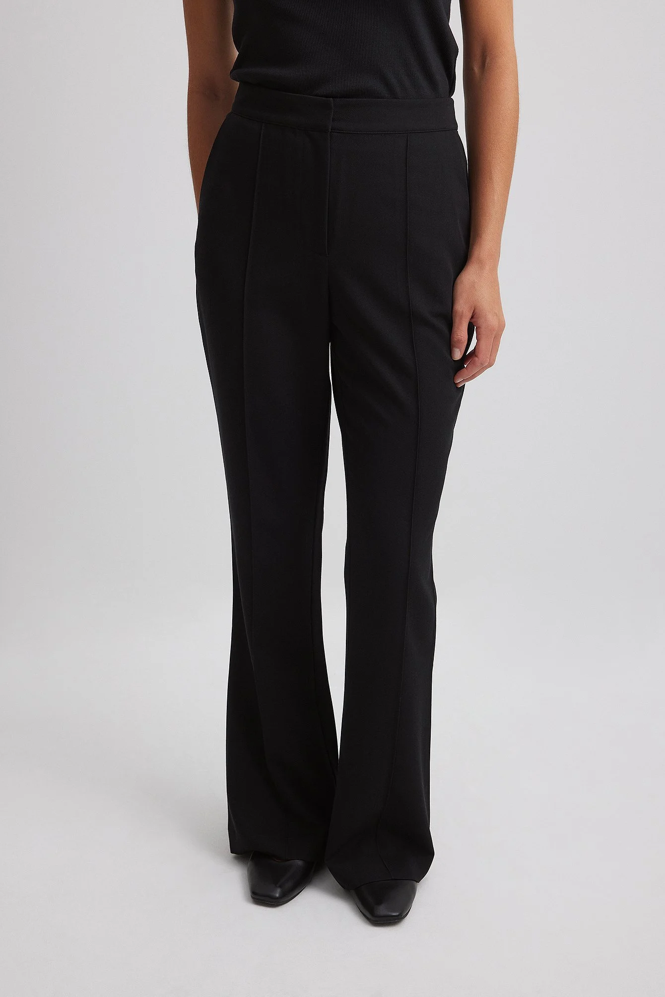 Schlaghose mit hoher Taille