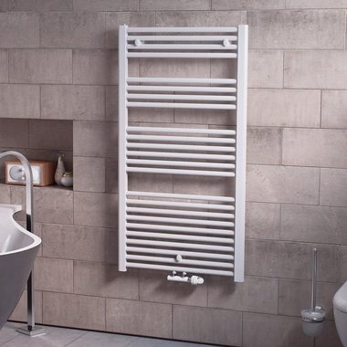 Ximax Badheizkörper Alpha 1750 mm x 500 mm, 815 Watt, Mittenanschluss, weiß