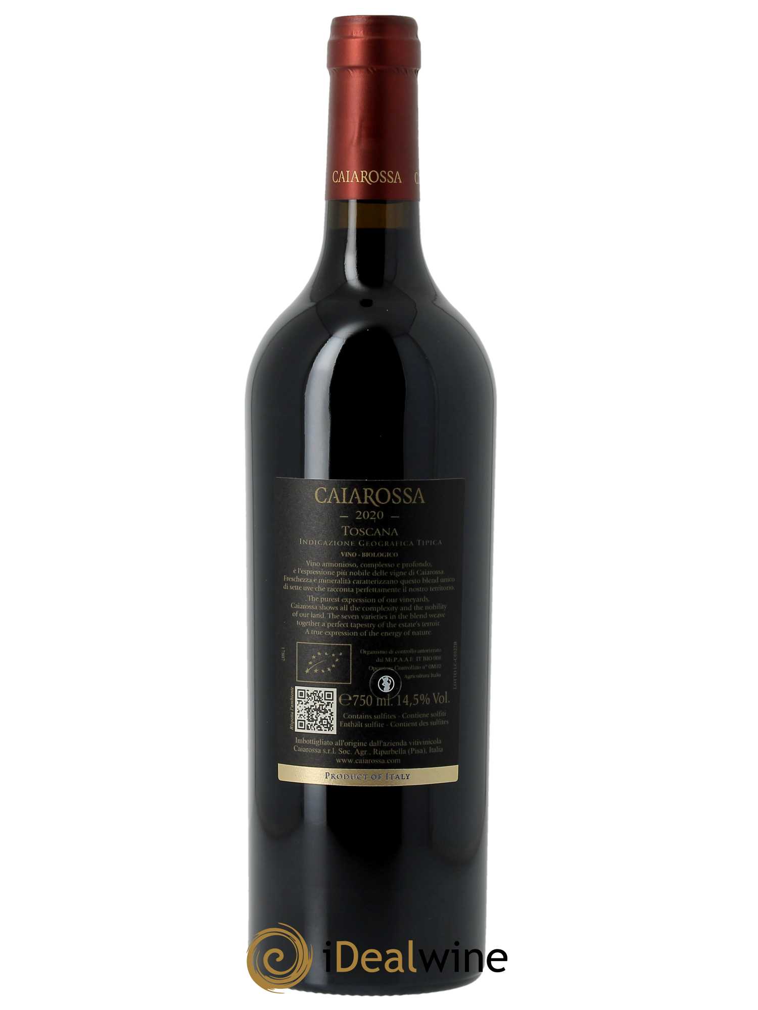 Toscana IGT Caiarossa (CBO à partir de 6 BTS) 2020 - Lot de 1 Bouteille
