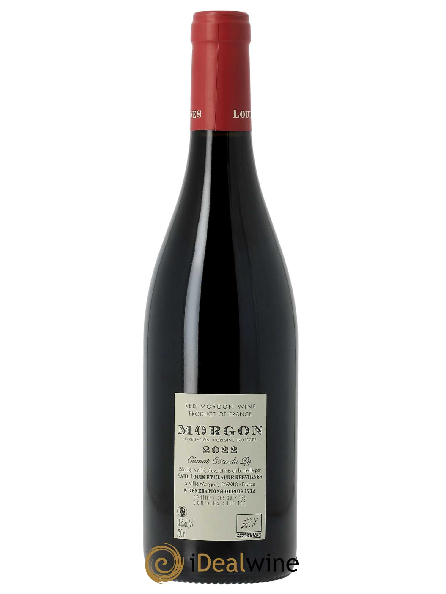 Morgon Côte du Py Louis-Claude Desvignes  2022 - Lot de 1 Bouteille