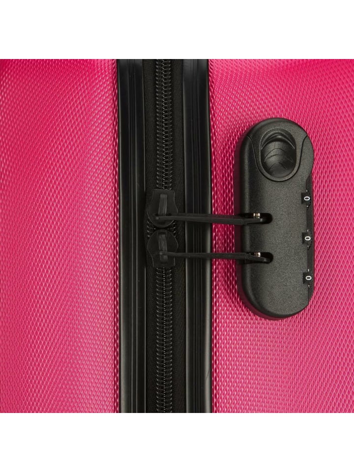 Wittchen 3tlg. Koffer Set Globe line Collection in Pink günstig kaufen onesize