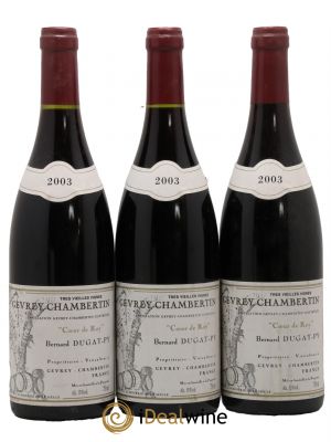 Gevrey-Chambertin Coeur de Roy Très Vieilles Vignes Dugat-Py  2003 - Lot de 3 Bouteilles