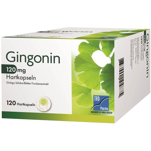 GINGONIN 120 mg Hartkapseln  120 St  Hartkapseln