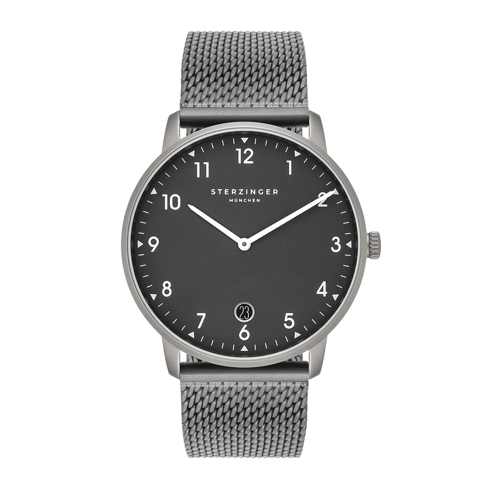 Sterzinger Montre à quartz Urbain en Gris Acier inoxydable en Gris Montre