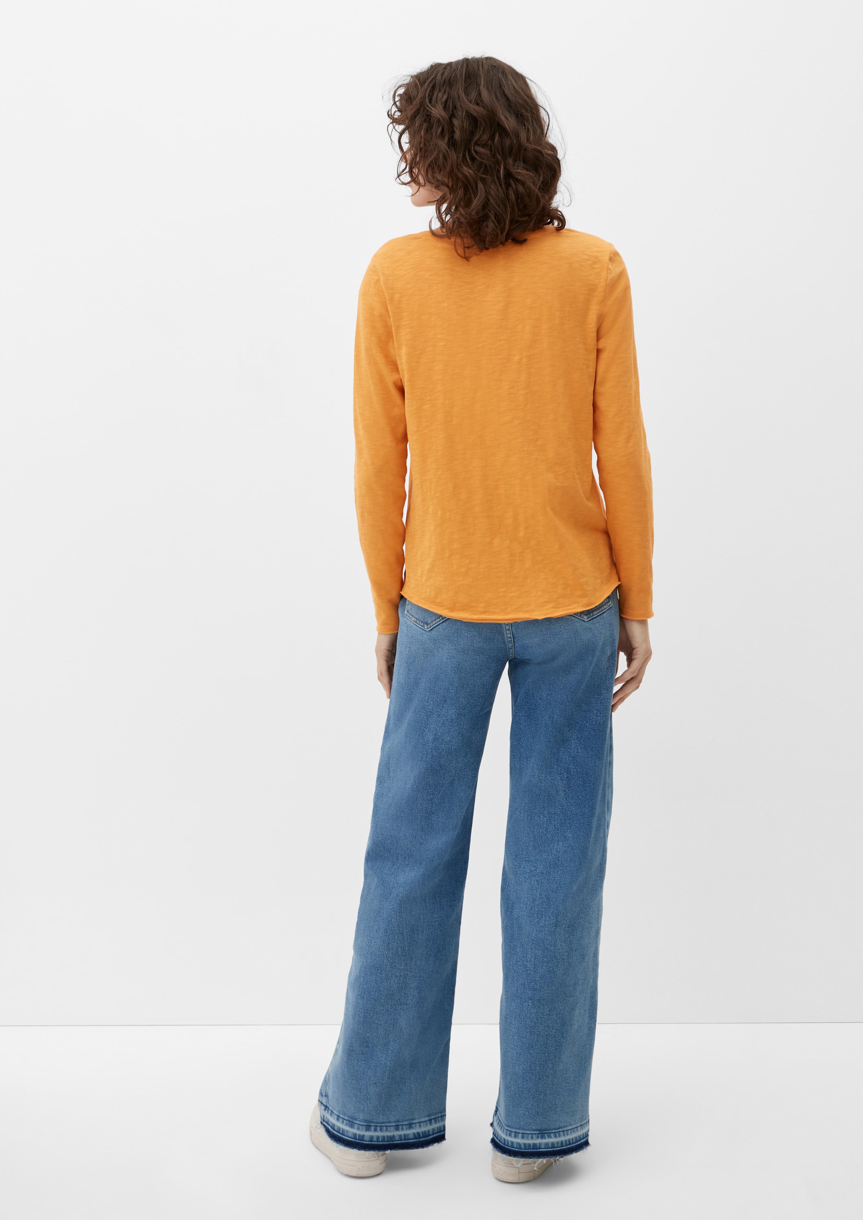 Longsleeve mit Flammgarnstruktur  2129651-1770