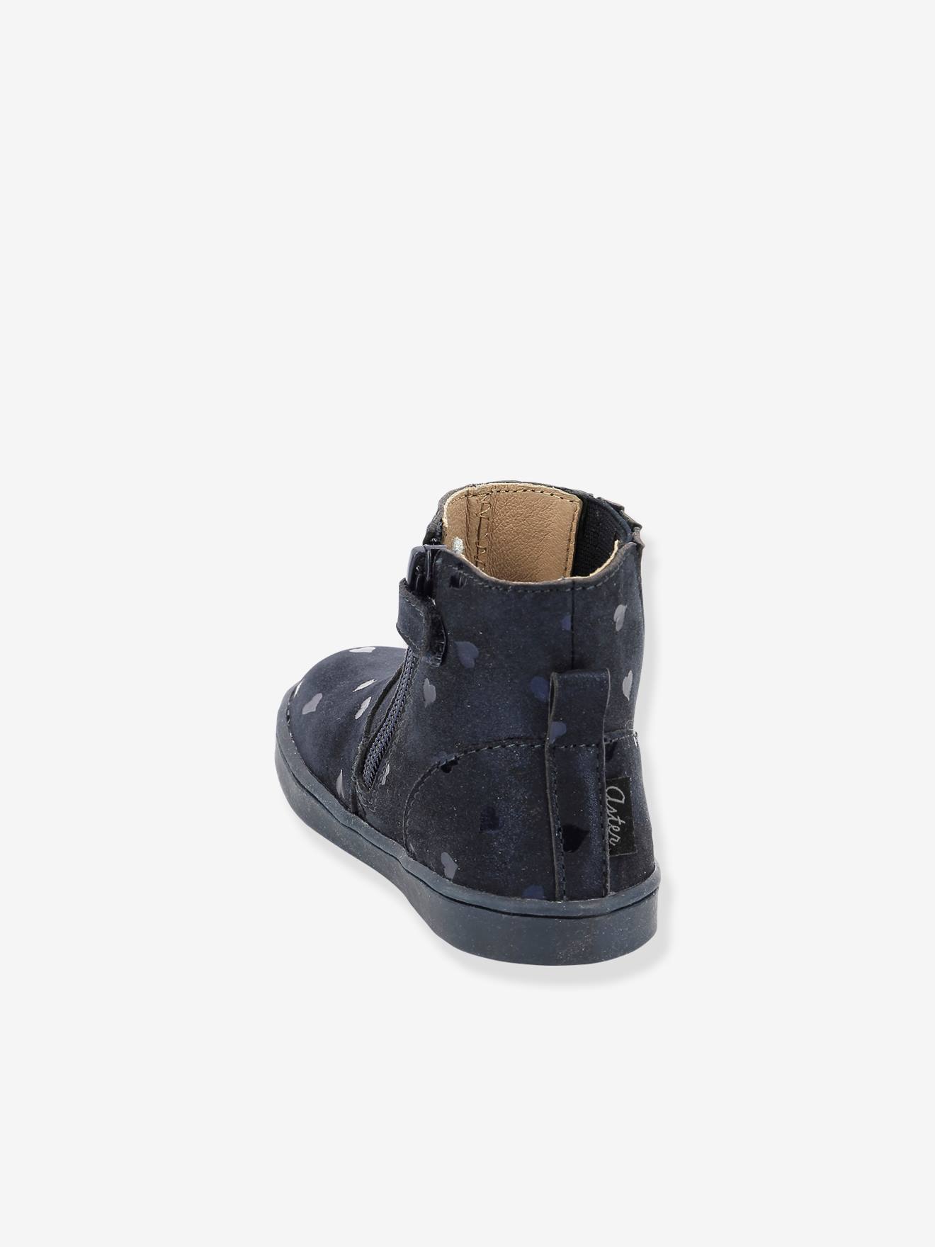 Boots cuir fille Welsea ASTER® marine