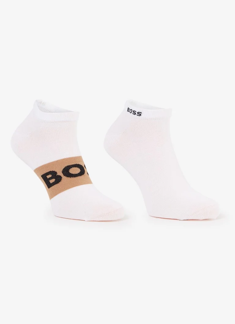 Șosete cu logo HUGO BOSS, set de 2