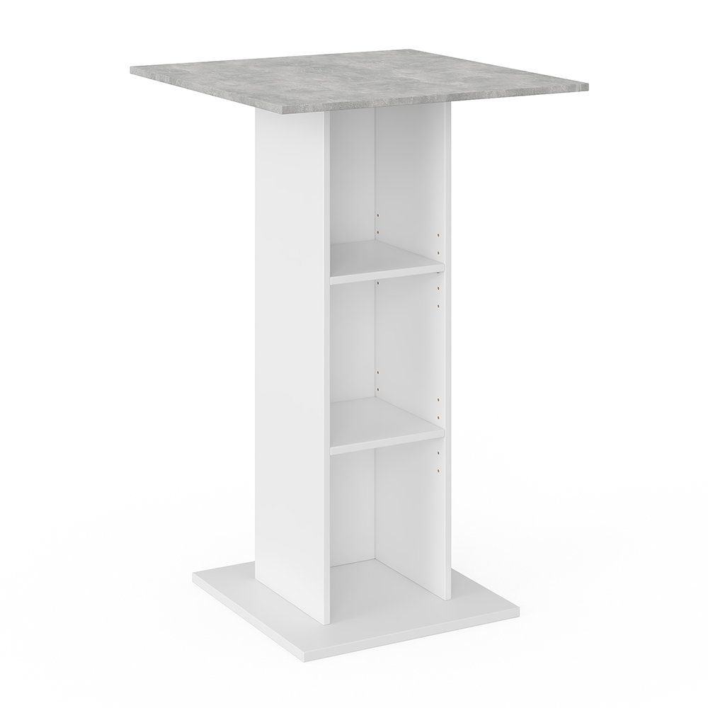 Vicco Bartisch Stehtisch Tresentisch RODEO Weiß Beton