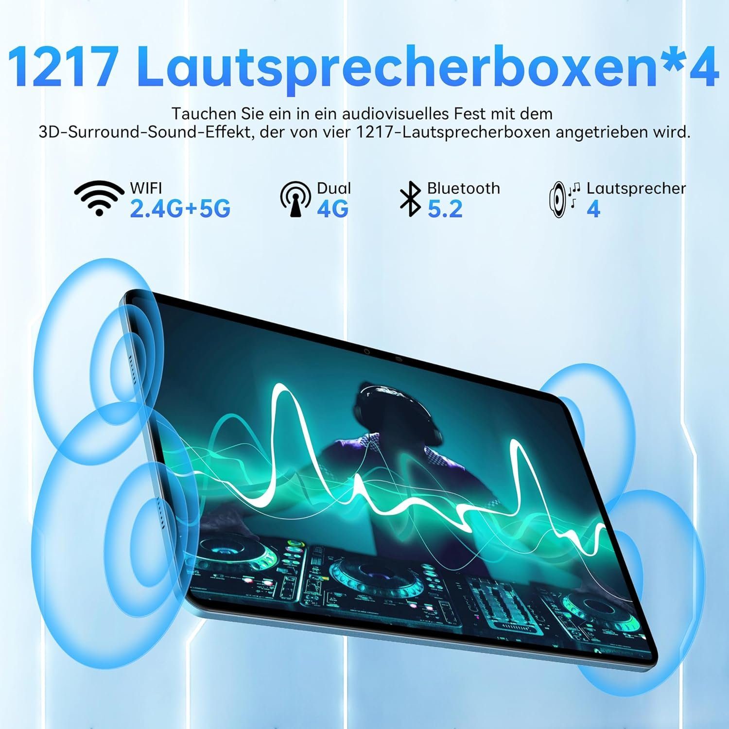 OUKITEL OT5 2K Display Helio G99 36GB RAM Gaming Tablet (12