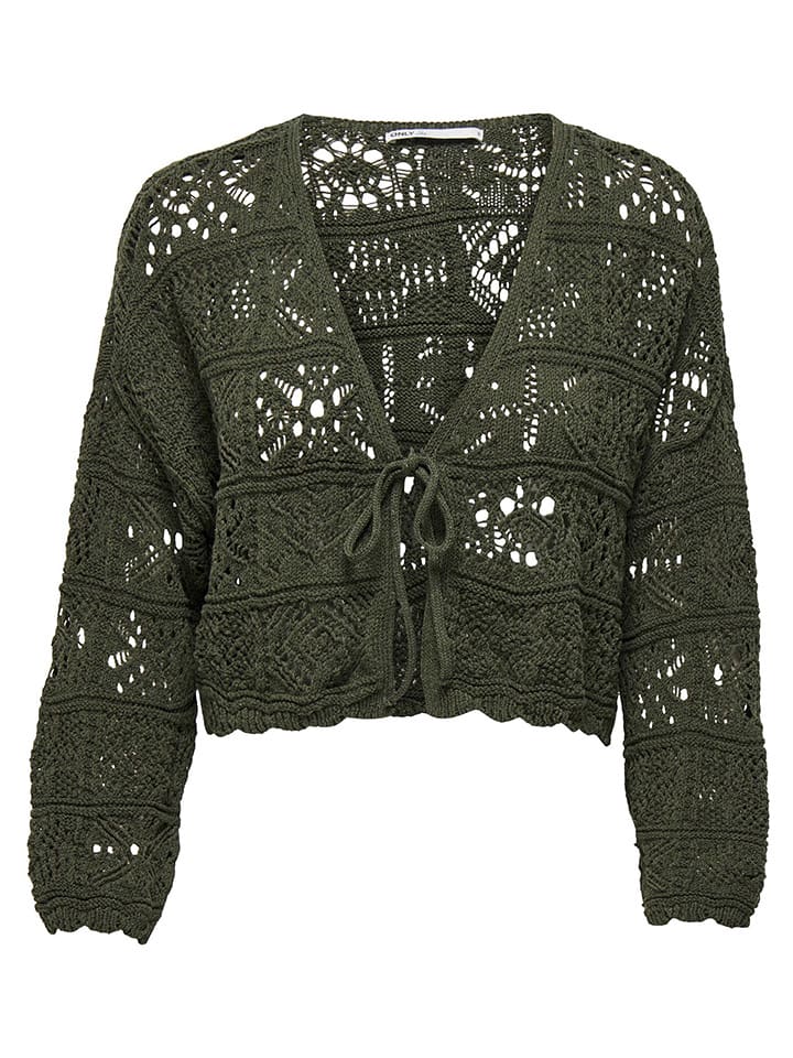 ONLY Cardigan in Dunkelgrün günstig kaufen