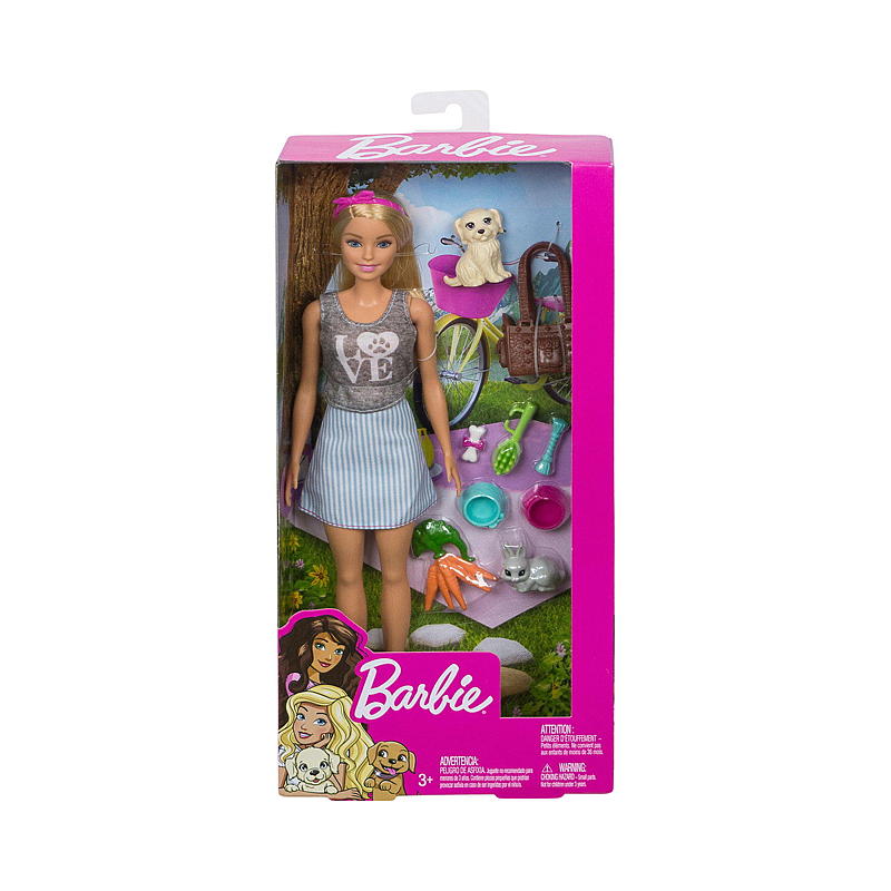 Barbie Barbiedukke med dyr
